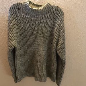 High neck knit sweater forever 21